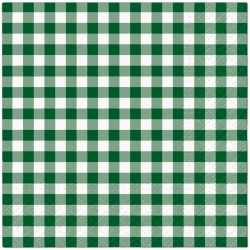 Serwetki 2-warstwowe Gingham Dark 25 x 25 cm 100 szt.