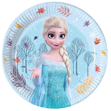 Paper plates "Frozen", 20 cm, 8 pcs