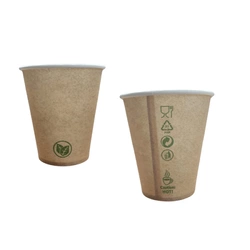 Kubek papierowy kraft dyspersja 250 ml, śr. 80 mm 50 szt.