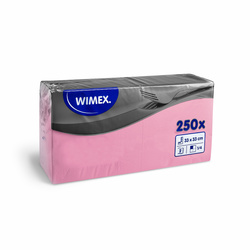 2-ply Pink napkins 1/4 fold 33 × 33 cm, 250 pcs.