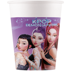 Paper cup “K-POP” 200 ml 8 pcs