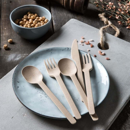 Happy Cutlery 18 cm reusable bio spoons 60 pcs.