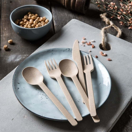 Łyżki bio wielorazowe Happy Cutlery 18 cm 60 szt.