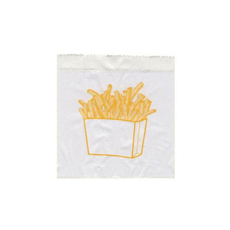 Paper bag for French fries 10+5 cm x 11 cm 300 pcs.