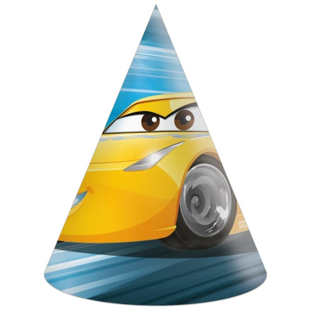 Paper Party Hats Cars 6 pcs