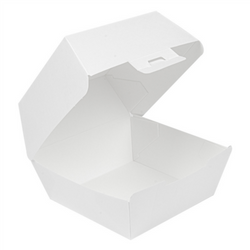 Burger box termiczny biały, rozmiar "L+", 14,4 x 13,6 x 9,2 cm 50 szt.