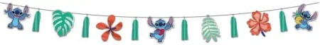 Paper Garland Decoration "Stitch" 1.7 m, 1 pc.