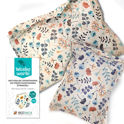 Beeswax bags "Branches" set L+XL 1 pc.
