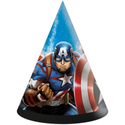 Paper Party Hats Avengers 6 pcs