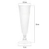Kieliszki PLA do szampana 100 ml 5,5 x 16 cm 24 szt.