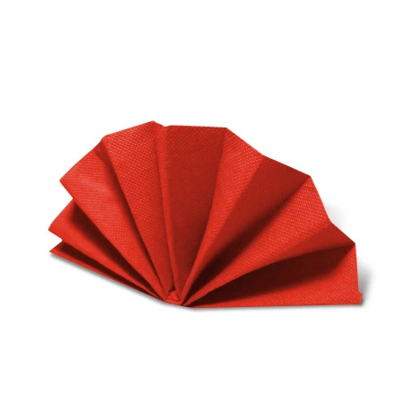 DekoStar napkins red 38 x 38 cm, 50 pcs.