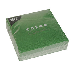 3-layer napkins dark green 1/4 33 x 33 cm 50 pcs.