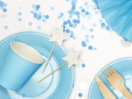 Cupcake Decorations "Stars", 11.5 cm, 6 pcs