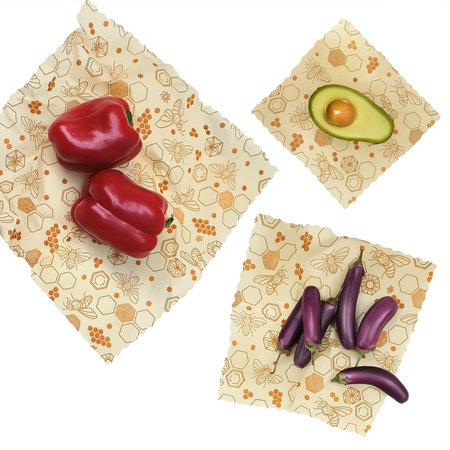 Wax "Bees" Pack 1 x "S", 1 x "M", 1 x "L" 3 pcs.