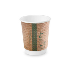 Double wall kraft paper cup 250 ml, ¶. 80 mm 25 pcs.