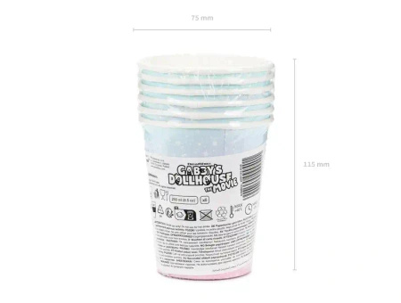 Paper cup “Gabby's Dollhouse” 250 ml 6 pcs