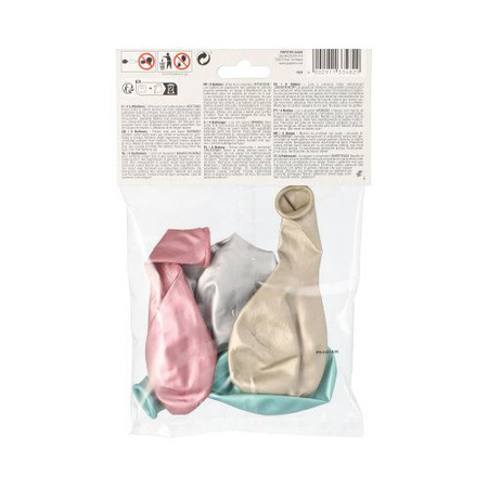 Balloons "Shiny" mix large 33 cm 4 pcs.