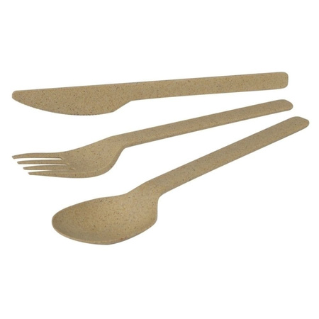 Happy Cutlery 18 cm reusable bio spoons 60 pcs.