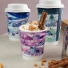Christmas paper cup 250 ml, diameter 80 mm 25 pcs.