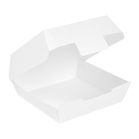Burger box termiczny biały, rozmiar "L", 14,2 x 13,7 x 6,1 cm 50 szt.
