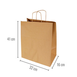 Paper bag with twist handle 32 x 16 x 41 cm 150 pcs.