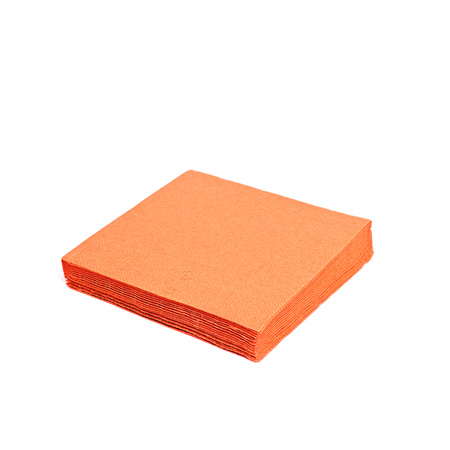 2-ply Orange napkins 1/4 fold 24 x 24 cm, 250 pcs.