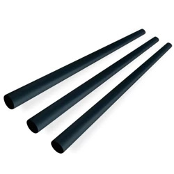 BIO black straws 8/210 mm 100 pcs.