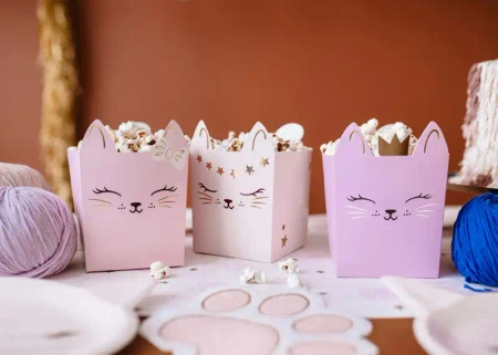 Paper Snack Boxes "Kitten", 10 × 10 × 14 cm, 3 pcs
