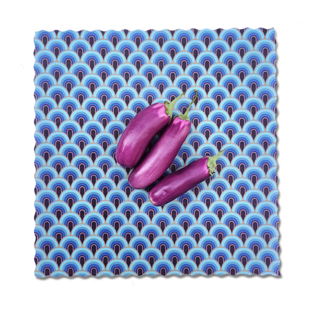 Waxwing "Waves" size "M" 25 x 25 cm 1 pcs.