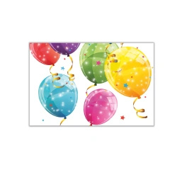 Obrus Papierowy "Sparkling Balloons", 120 x 180 cm, 1 szt