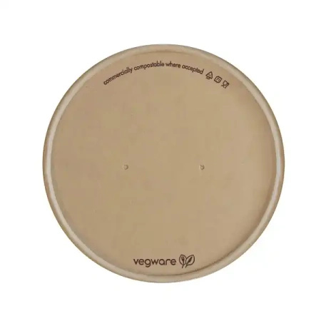 Pokrywka z papieru bambusowego "Feel Snug" do pojemnika o śr. 115 mm 25 szt.