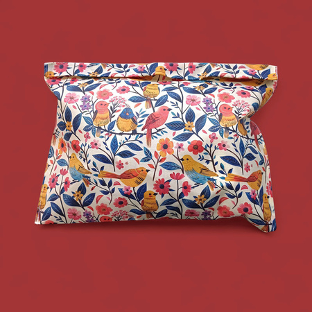 Beeswax bags “Birds” XL 36×32 cm, 1 piece