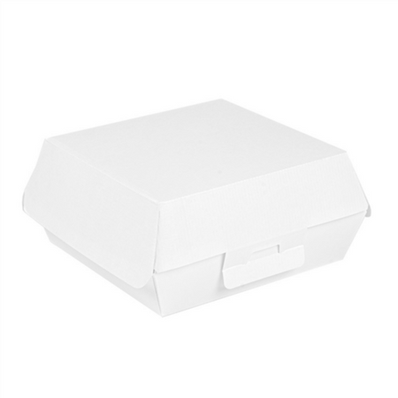 Burger box termiczny biały, rozmiar "L", 14,2 x 13,7 x 6,1 cm 50 szt.