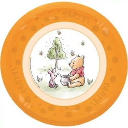 Reusable Plates Winnie the Pooh, 21 cm, 4 pcs.