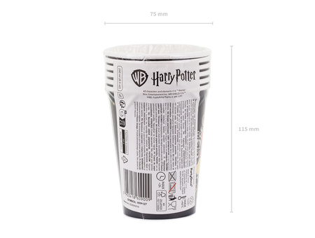Paper Cups “Harry Potter – Crest”, 250 ml, 6 pcs.