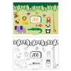 Paper placemats - coloring book "Zoo" 31 x 43 cm 250 pcs.