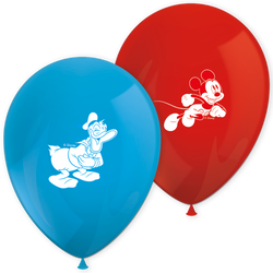 Latex balloons “Mickey Mouse” 28 cm, 8 pcs