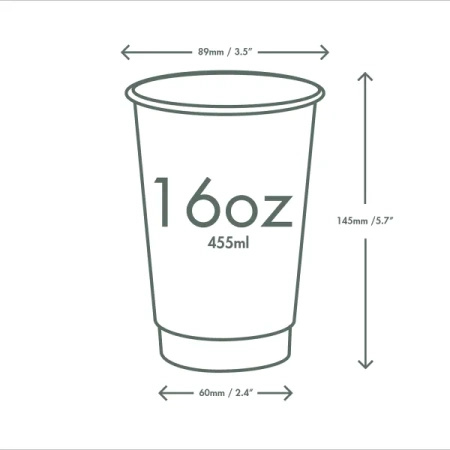 Kubek papierowy świąteczny 450 ml, śr. 90 mm 20 szt.