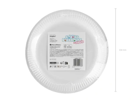 Paper plates "Gabby's Dollhouse", 23 cm, 6 pcs