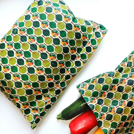 Beeswax bags "Forest" set L+XL 1 pc.