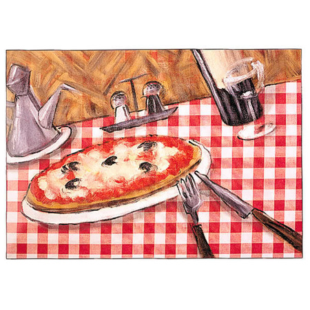 "Pizza" paper placemats 31 x 43 cm 500 pcs.