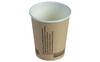 Kubek papierowy kraft dyspersja 350 ml, śr. 90 mm, 50 szt.