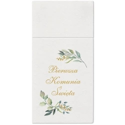 Premium Airlaid cutlery bags-serviettes, Communion, 40 x 40 cm 25 pcs.