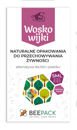 Woskowijki "Las" Pack 1 x "S", 1 x "M", 1 x "L" 3 szt.
