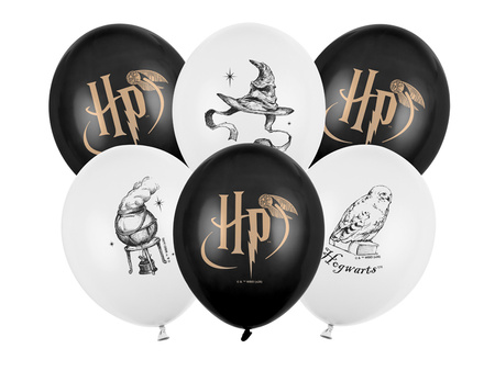 Balony Lateksowe, "Harry Potter", Mix 30 cm, 6 szt.