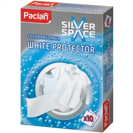 Laundry wipes for white protection Paclan 10 pcs