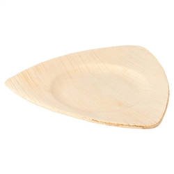 Palm leaf plate triangular 15 x 13 cm 25 pcs.