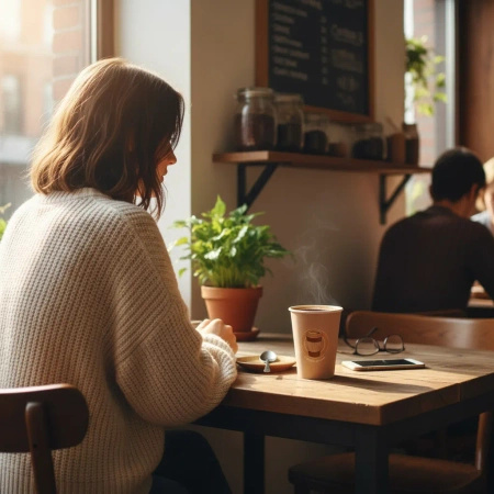 Paper cup dispersion "Coffeebreak" 350 ml, ¶. 90 mm 50 pcs.