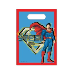 Plastic bags "Superman" 17 x 23 cm 6 pcs