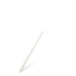 Reusable biocomposite straws white 8/140 mm 100 pcs